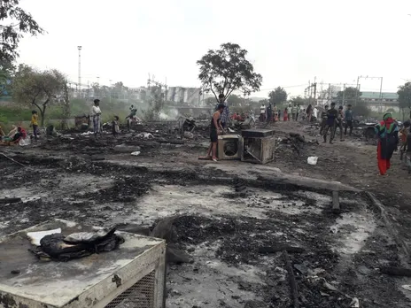 J&K | 150 jhuggis, including Rohingyas gutted in fire