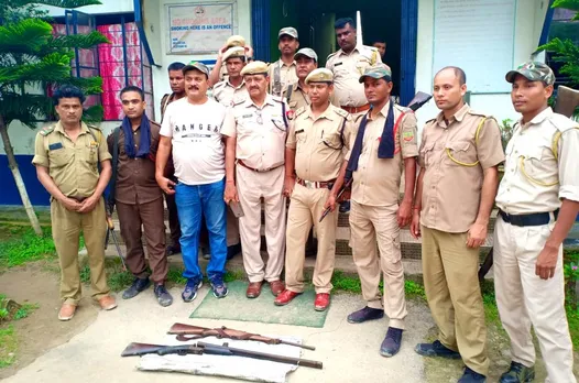 Rifles Recovered in Mayong