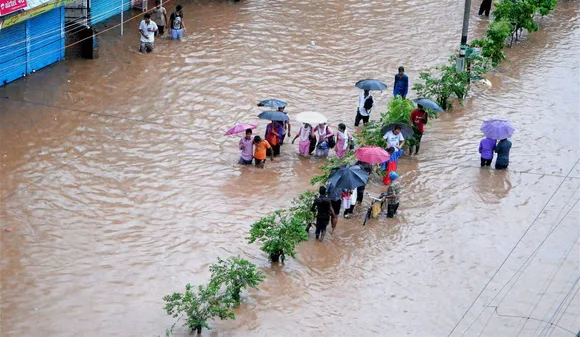 Guwahati Reels under Flood after Heavy Downpour