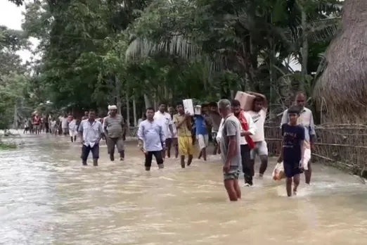 Assam flood moves West, havoc in lower Assam