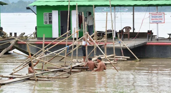 Brahmaputra Flowing Above Danger Mark till 12 Noon