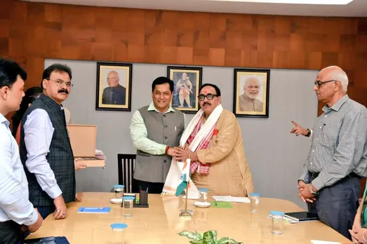 Skill Development Minister Calls on Sonowal