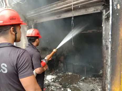 Fire breaks out at Fancy Bazar