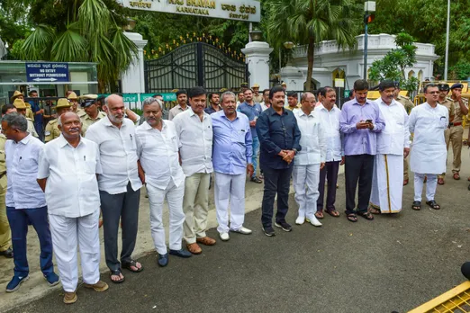 Karnataka Govt. Wobbles, BJP strikes