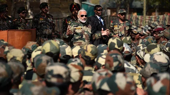 Modi shares unseen pictures of Kargil visit
