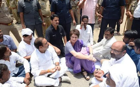 Priyanka Gandhi Stopped from visiting Sonbhadra