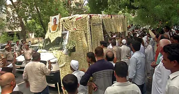 Sheila Dikshit Cremated with State Honour