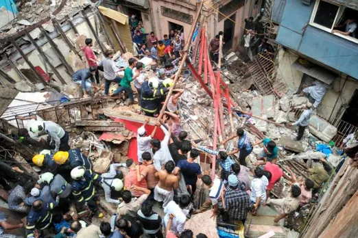 Mumbai building collapses killing 2, over 40 trapped