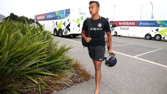 BCCI suspends Prithvi Shaw