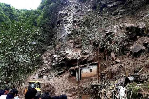 Heavy Rains Trigger Landslides in HP