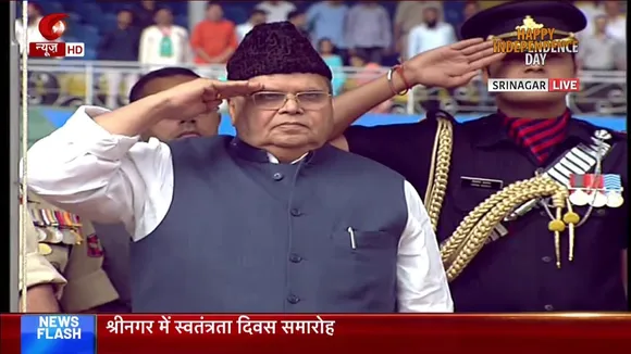 J&K Governor hoists Tricolour in Srinagar