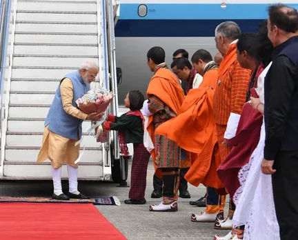 PM Modi reaches Bhutan for two-day visit
