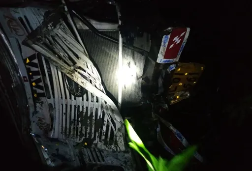 Road accident in Kaliabor