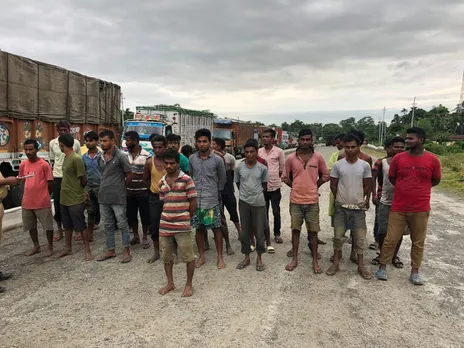 Cow laden truck Seized in Kaliabor