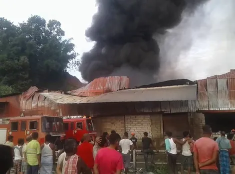 Fire breaks out at Jorabat