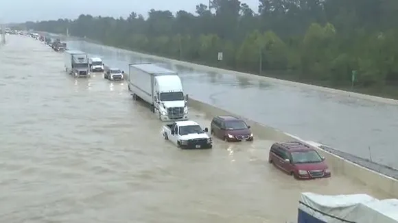 Heavy Rains Trigger Houston Ahead of ‘Howdy Modi’ Event