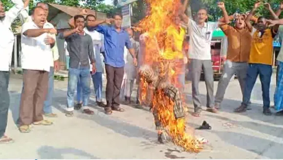 Burha PS Incident:  KMSS Stages Protest