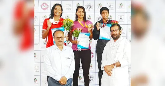 Assam swimmer Shivangi wins Silver