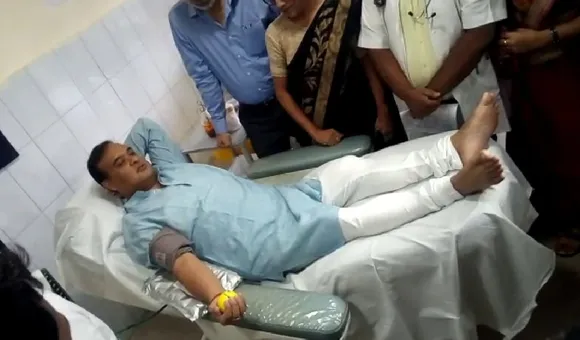 ‘Seva Saptah’ | Himanta Donates Blood in GMCH