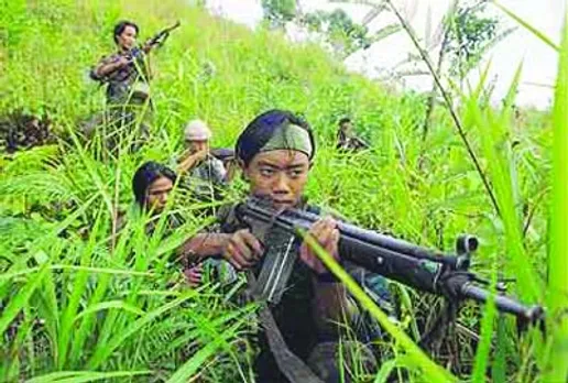 8 NSCN-KYA & IM Ultras Give Up Arms In Arunachal