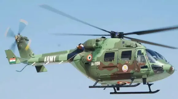 Army chopper force-lands in J&K