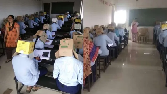 Karnataka: No More Cheating, Wear Cardboard Boxes