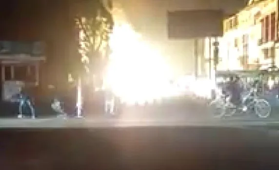 Massive Fire Breaks out at Mayong