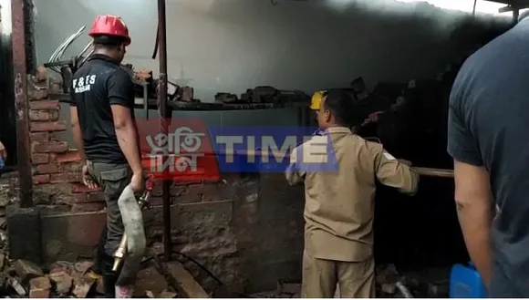 Massive Fire Breaks out in Katahbari