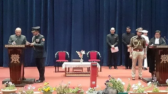 R K Mathur Takes Oath as Ladakh LG