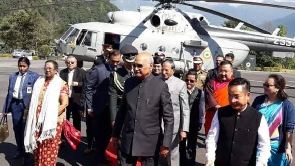 Prez Ram Nath Kovind Arrives Sikkim on 2-day visit