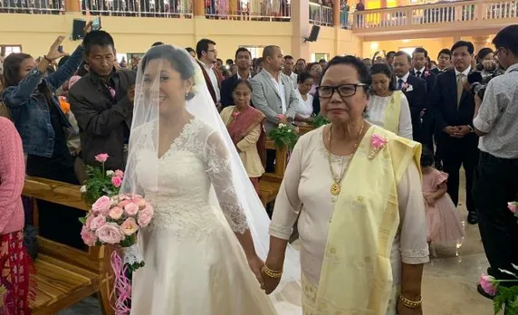 In pics Agatha K. Sangma’s wedding