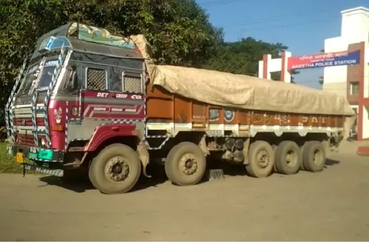 Coal Laden Truck Seized in Basistha