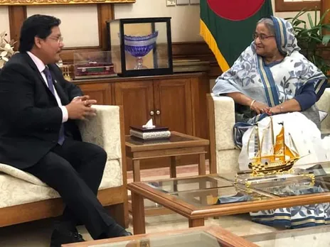 Conrad calls on Bangladesh PM