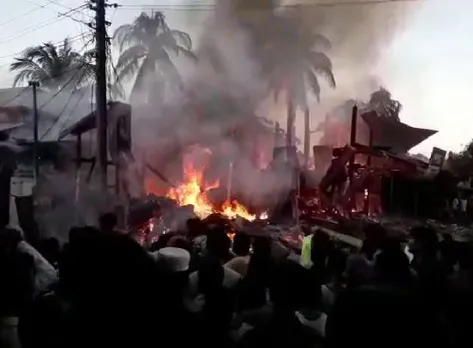Massive Fire Breaks Out at Kaliabor
