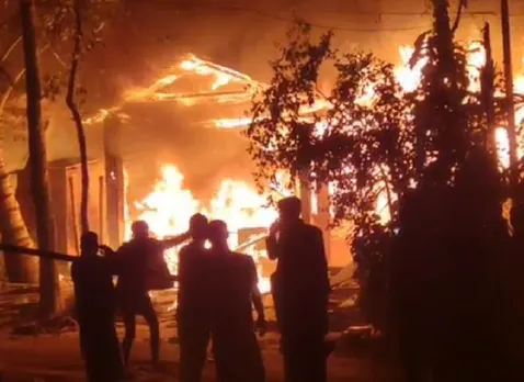 Massive fire guts property worth Rs. 15L in Kharupetia