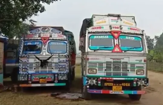 Coal Laden Truck Seized at Kampur