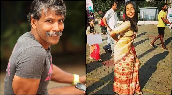 Watch Milind Soman, Ankita Konwar’s Unique Run in Traditional Attire