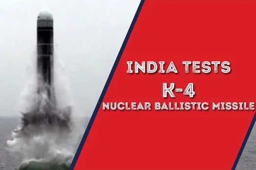 India successfully test-fires K-4 Ballistic Missile