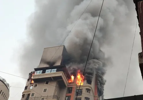 Fire breaks out at residential building in Navi Mumbai