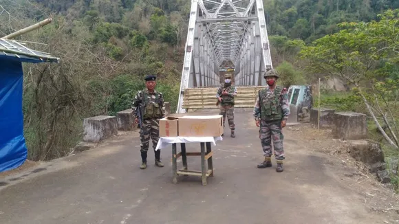 Aizawl Battalion extends Covid help in Myanmar border