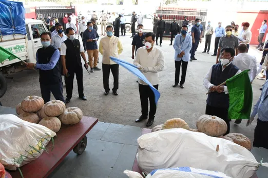 Assam Pumpkins Exported to Dubai