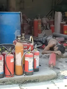 Youth Dies at a Fire Extinguisher Blast in Rukminigaon