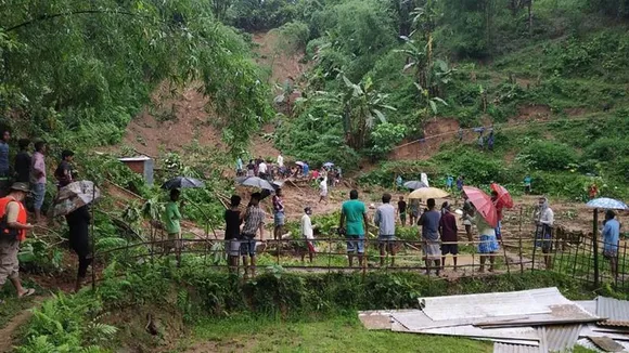 2-year-old girl buried alive by landslide in Arunachal
