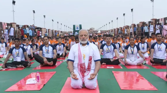 Efficiency in action is Yoga: PM Modi to Indians on Yoga Day