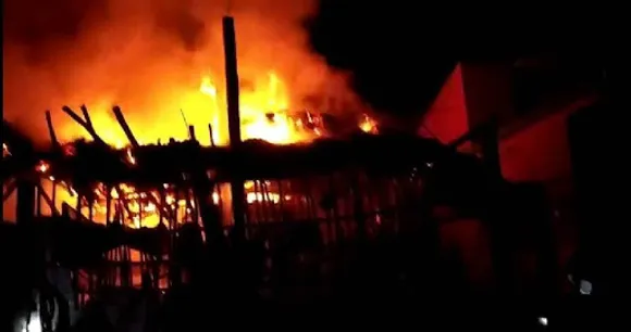 Two houses gutted in cylinder explosion