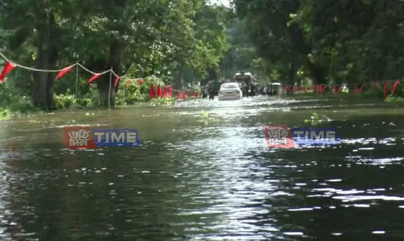 Kaziranga National Park Completely Submerged Under Water