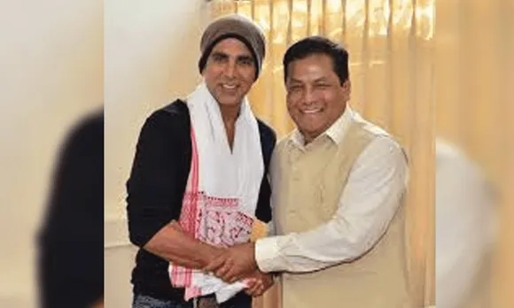 CM Sonowal Thanks Akshay Kumar For Helping Assam Flood Victims