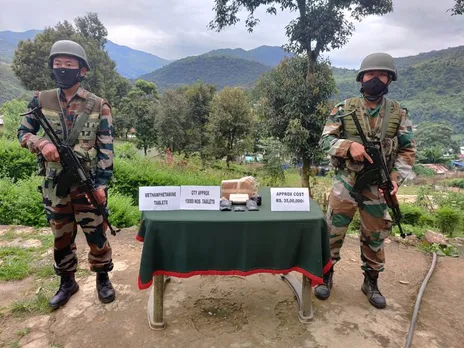 Mizoram: Assam Rifles Seize 10K methamphetamine tablets