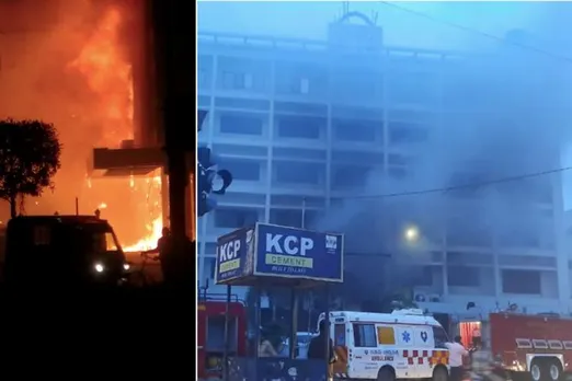 Andhra: 7 Dead In Fire At makeshift COVID Facility