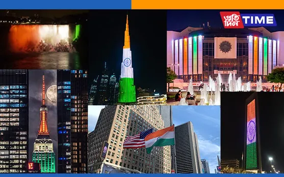 Niagara Falls To Burj Khalifa Wrapped In Indian Tricolour